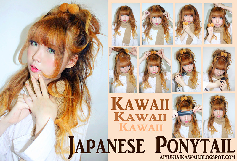 #JSnavigator Aiyuki Aikawa Diary ~ Tutorial Kawaii Japanese Ponytail Hairstyle (1)