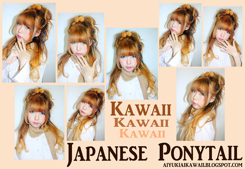 #JSnavigator Aiyuki Aikawa Diary ~ Tutorial Kawaii Japanese Ponytail Hairstyle (2)