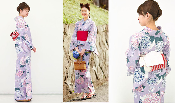 Kimono Musim Panas Tampilkan Desain Kucing Bermain Dengan Bunga 1
