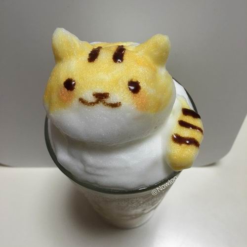 Latte Art Bertema Kucing Yang Terlalu Sayang Untuk Dihabiskan (1)