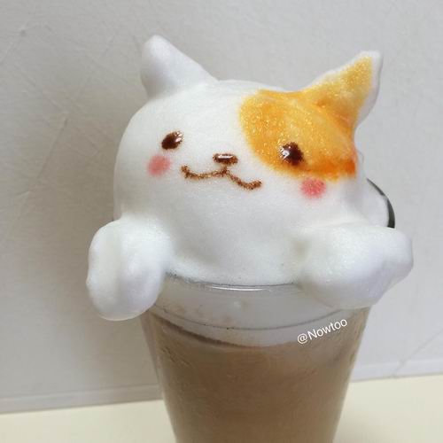Latte Art Bertema Kucing Yang Terlalu Sayang Untuk Dihabiskan (2)