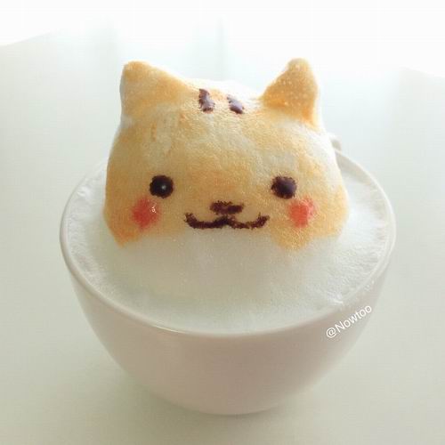 Latte Art Bertema Kucing Yang Terlalu Sayang Untuk Dihabiskan (3)