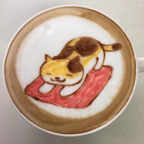 Latte Art Bertema Kucing Yang Terlalu Sayang Untuk Dihabiskan (4)