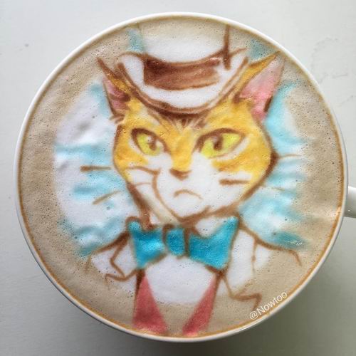 Latte Art Bertema Kucing Yang Terlalu Sayang Untuk Dihabiskan (5)