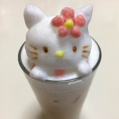 Latte Art Bertema Kucing Yang Terlalu Sayang Untuk Dihabiskan (6)