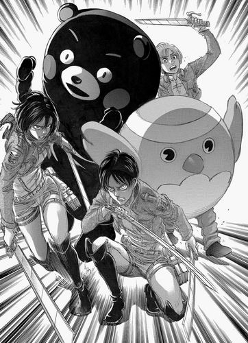 Mangaka Attack on Titan Buat Ilustrasi Dukung Korban Gempa Kumamoto