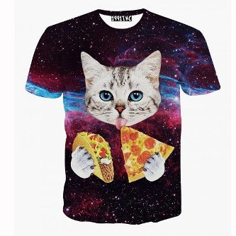 T-Shirt Kucing Berdesain Aneh Dijual di Jepang 3