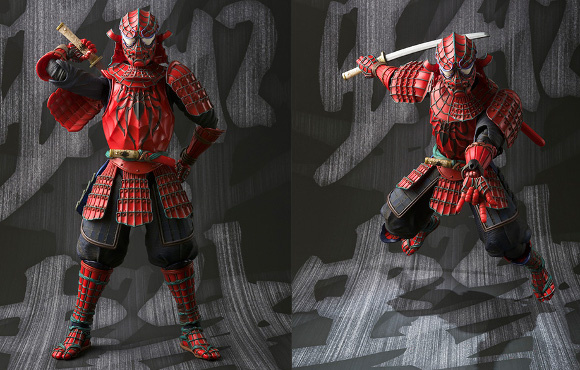 sugoi action figure spiderman samurai dijual di jepang
