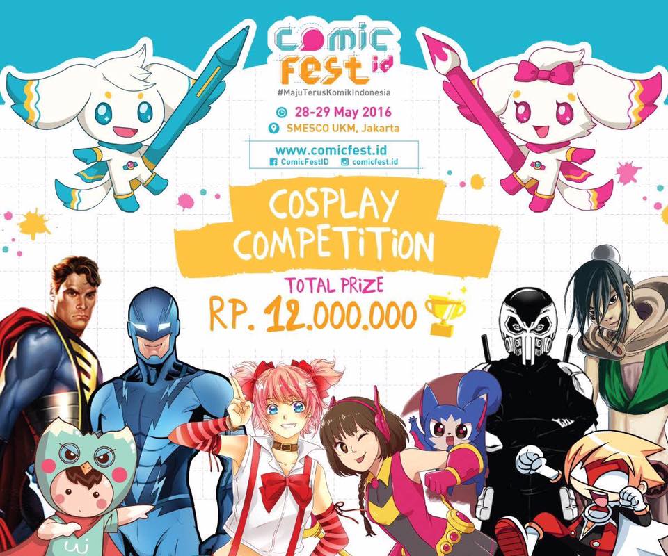 Ayo Perankan Karakter Original Indonesia di ComicFest ID Cosplay Competition