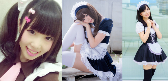  Foto-Foto Cantik Cosplayer dan Idol Sambut Hari Maid di Jepang 0
