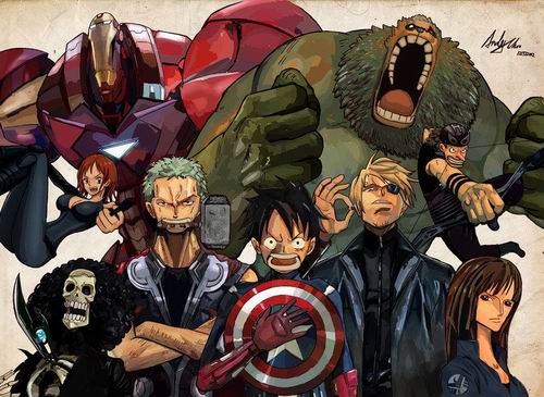 Keren! Fans Ciptakan Crossover One Piece x Avengers! (12)