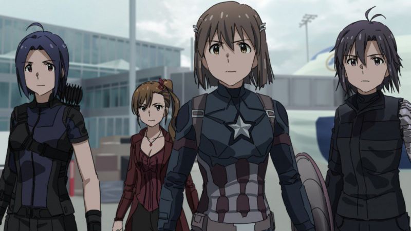 Seniman Ubah Karakter Marvel Civil War Menjadi Gadis Anime (1)
