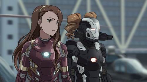 Seniman Ubah Karakter Marvel Civil War Menjadi Gadis Anime