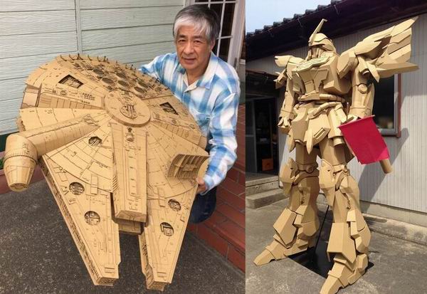Sugoi Seniman Jepang Ciptakan Aneka Karya  Seni Dari  