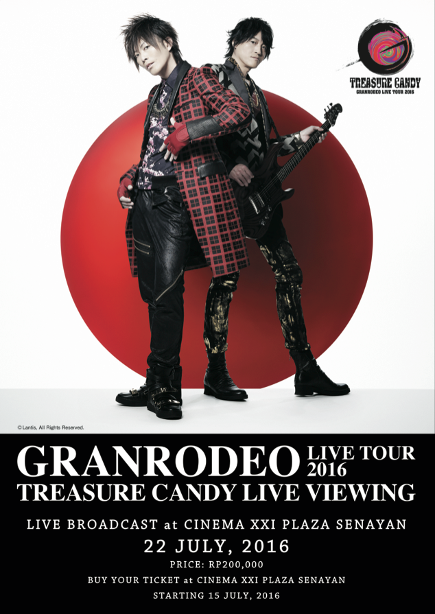 GRANRODEO Live Tour 2016 Treasure Candy Live Viewing