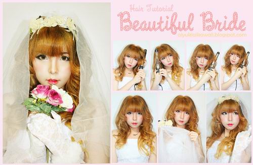 #JSnavigator Aiyuki Aikawa Diary ~ Tutorial Beautiful Bride Hairstyle (1)
