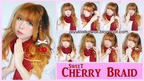 #JSnavigator Aiyuki Aikawa Diary ~ Tutorial Sweet Cherry Hairstyle (3)