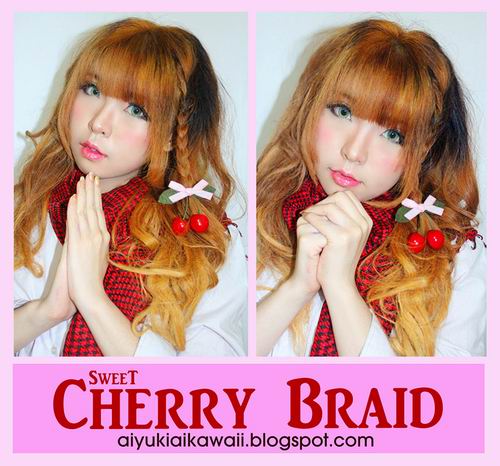 #JSnavigator Aiyuki Aikawa Diary ~ Tutorial Sweet Cherry Hairstyle (4)