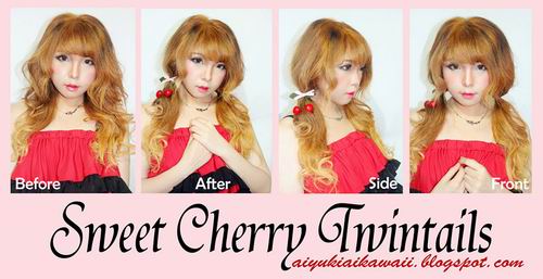 #JSnavigator Aiyuki Aikawa Diary ~ Tutorial Sweet Cherry Hairstyle (5)