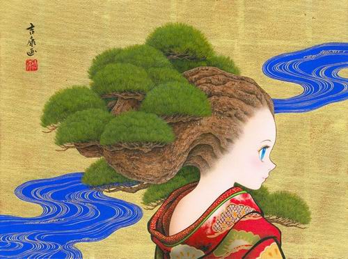 Seniman Jepang Padukan Manga Modern Dengan Seni Tradisional Jepang (6)