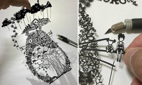 Sugoi! Seniman Jepang Ciptakan Karya Seni Dari Kertas Dengan Detail Yang Memukau! (12)