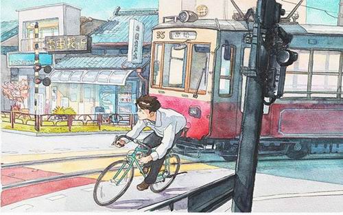 Lukisan Cat Air Terinspirasi Studio Ghibli Ini Berisi Rangkaian Kisah Indah (5)