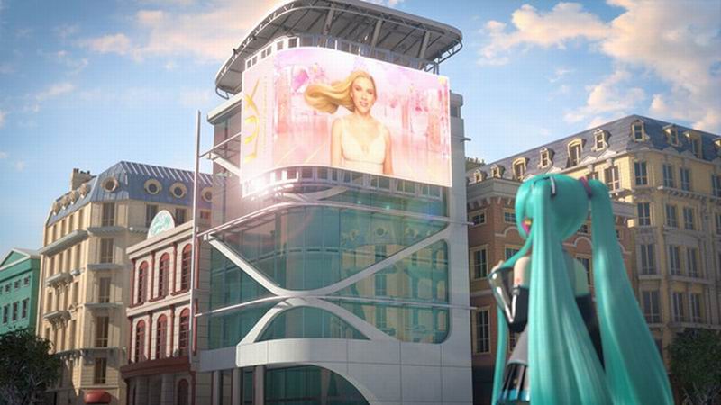 Hatsune Miku dan Scarlett Johansson Tampil Bersama Dalam Iklan Shampoo (1)