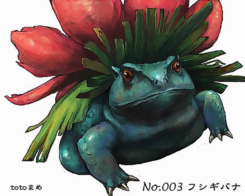 Seniman Jepang Gambarkan Pokemon Seperti Hewan Sungguhan (2)