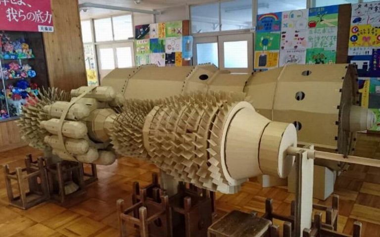 Sugoi! Pelajar SMP di Jepang Ciptakan Replika Mesin 