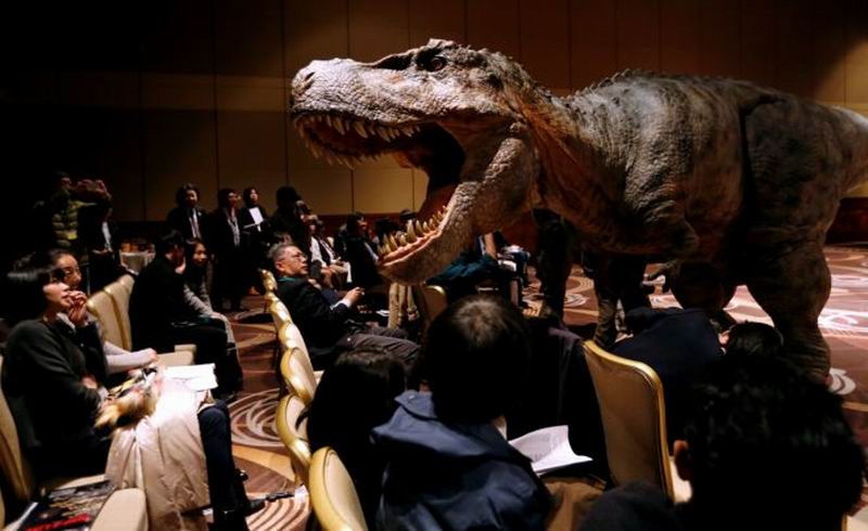 Wow, Perusahaan Jepang Ciptakan Robot Dinosaurus yang Bisa Menggigit!