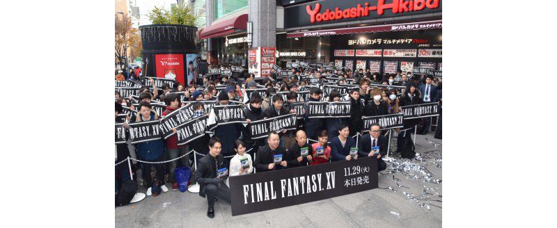 Event Perilisan FINAL FANTASY XV di Akihabara Diramaikan 300 Orang Lebih