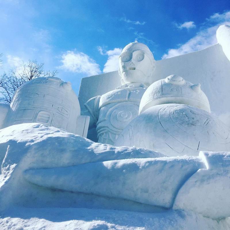 Sapporo Snow Festival 2017 Tampilkan Aneka Patung Salju Menakjubkan