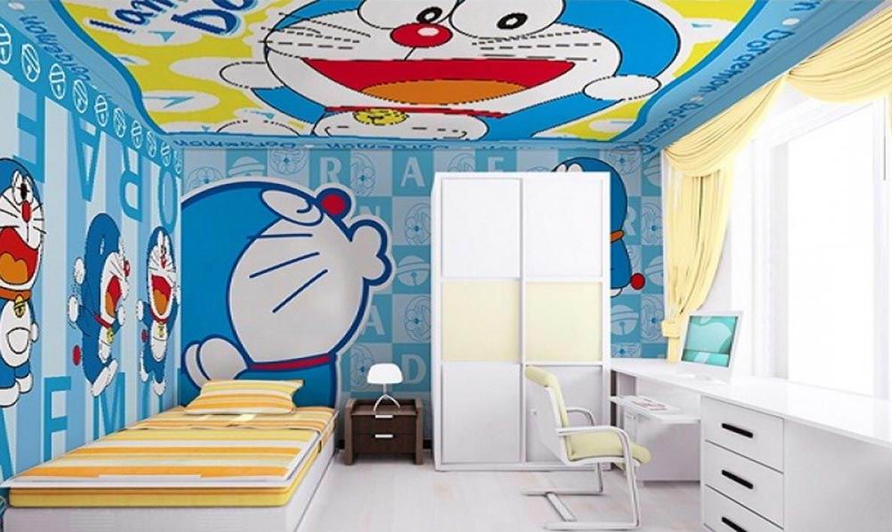 Aneka Ide Desain Kamar  Bertema Doraemon  Yang Bikin Betah 