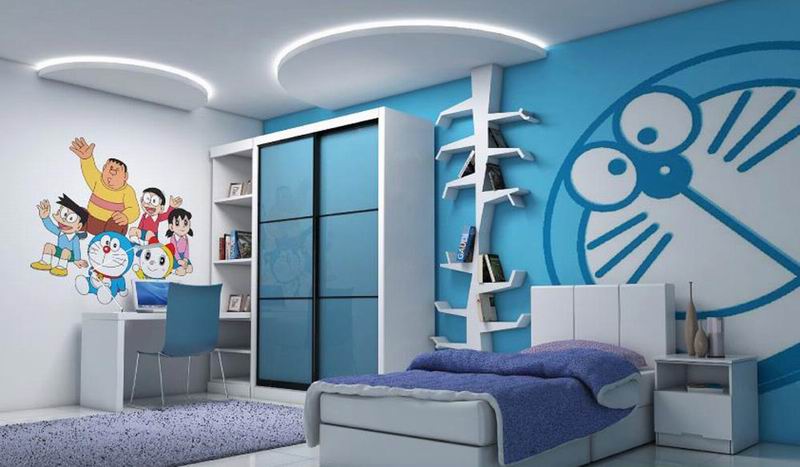 Aneka Ide Desain Kamar Bertema Doraemon  Yang Bikin Betah