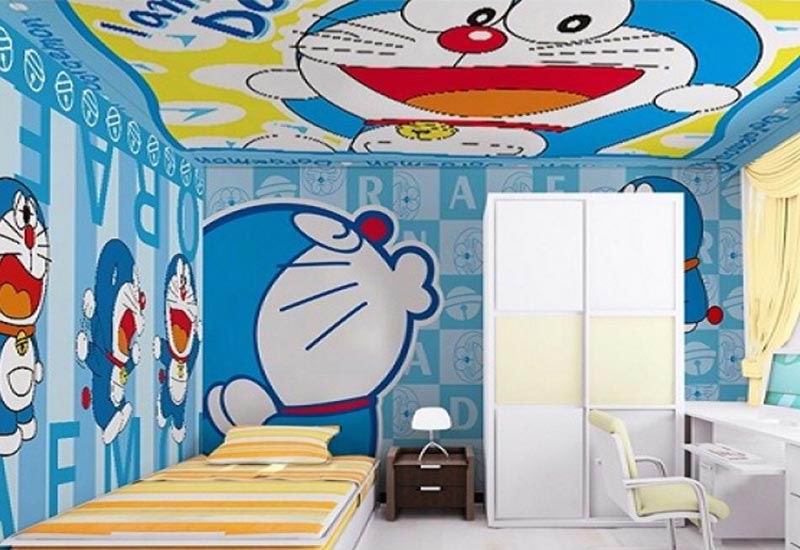 Aneka Ide Desain Kamar  Bertema Doraemon  Yang Bikin Betah