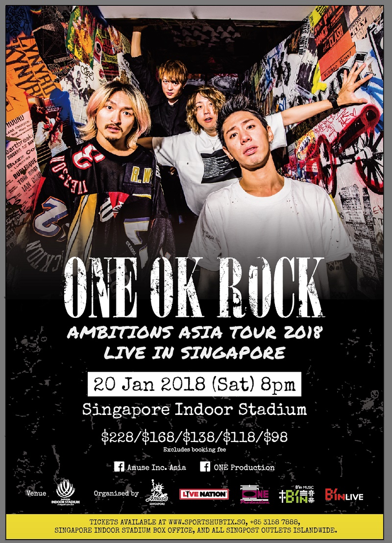 ONE OK ROCK Ungkap Negara Kedua Yang Dikunjungi Di Tur Asia-nya