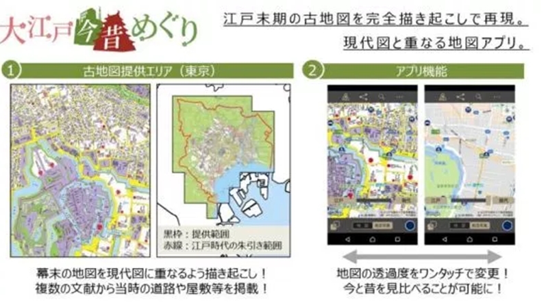 Aplikasi Baru untuk Menjelajahi Tokyo Zaman Edo dan Sekarang