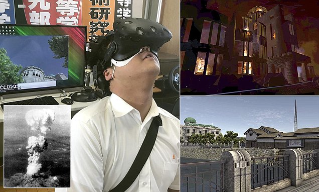 Pelajar SMA Jepang Reka Ulang Kejadian Bom Hiroshima Dalam Virtual Reality