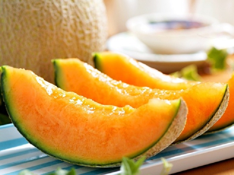 Ilustrasi buah Yubari King Melon