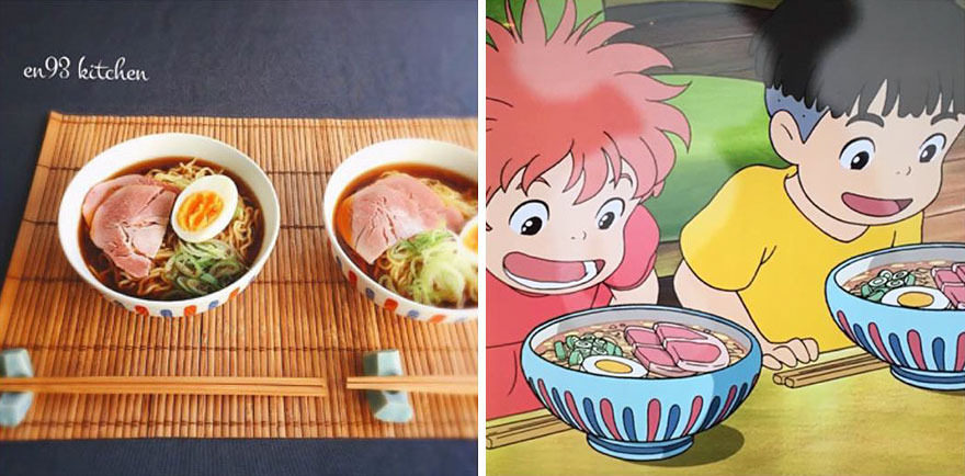 Wanita di Jepang ini membuat makanan-makanan yang terinspirasi oleh Studio Ghibli