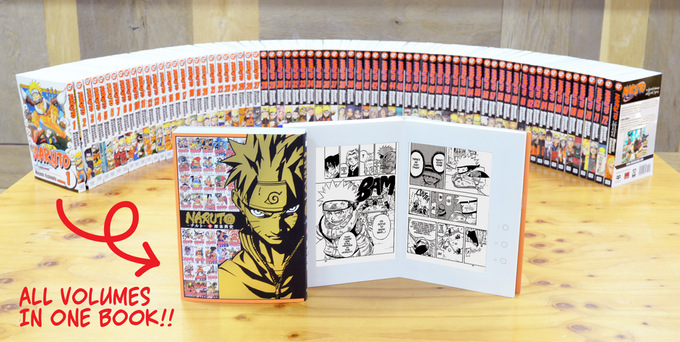 Kini Semua Komik Naruto Hadir Dalam Satu Buku