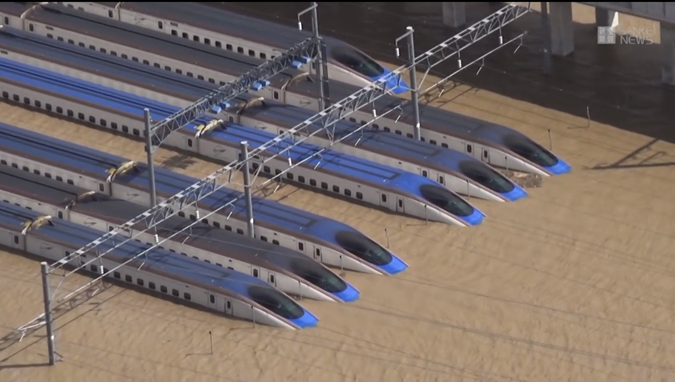 JR East Kemungkinan Harus Mengganti 120 Gerbong Shinkansen Akibat Topan Hagibis