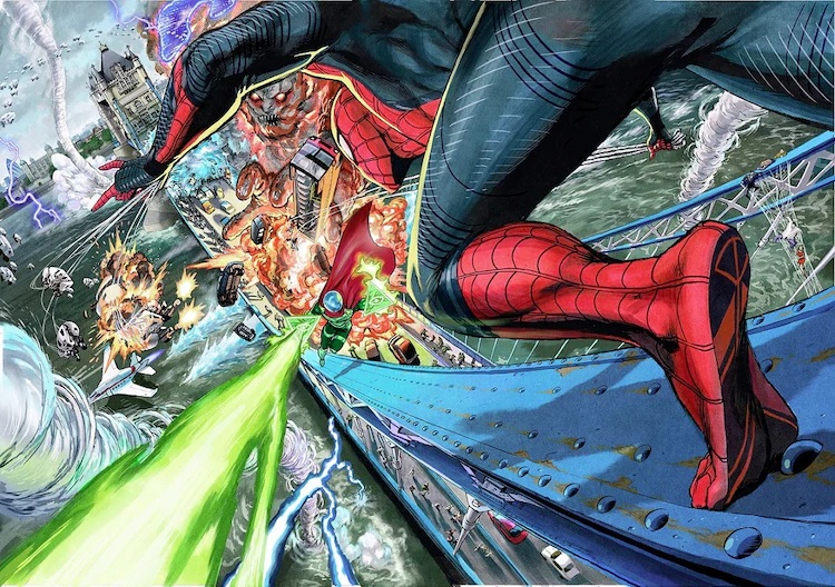 Yusuke Murata Akan Mendesain Art Bundle Spider-Man Far From Home Premium BD Eksklusif Jepang