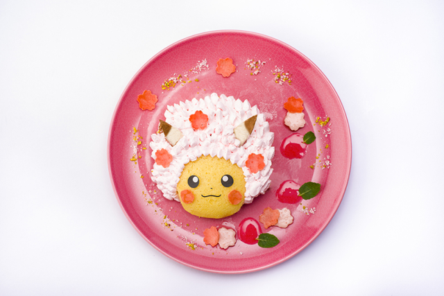 Sakura Afro Pikachu, Menu Musim Semi Imut Pokemon Café