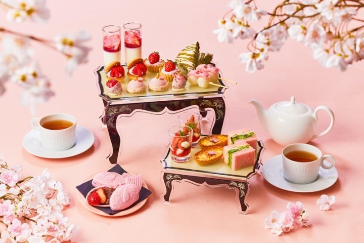Afternoon Tea Musim Semi Tokyo dengan Sakura Dessert