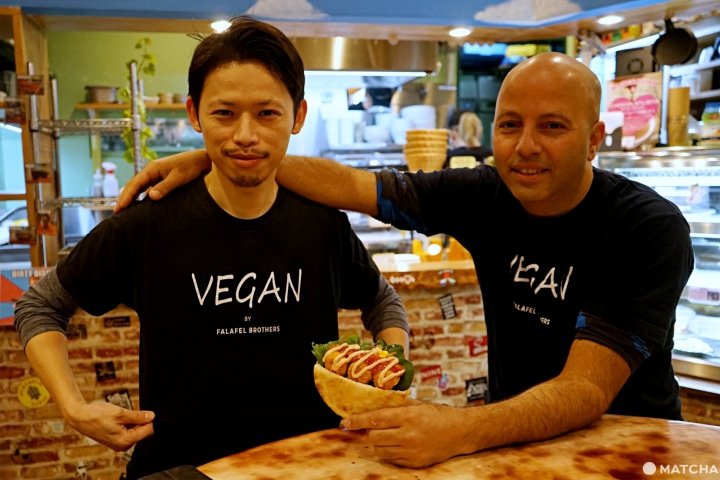 Restoran Vegan Siap Saji Falafel Brothers di Tokyo