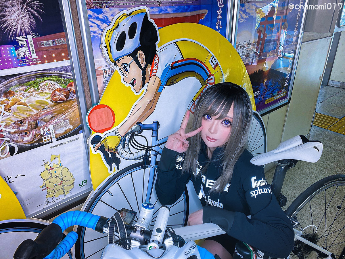 Yowamushi Pedal Stamp Rally, Ziarah Anime Balap Sepeda oleh Cosplayer Cantik Chamomile