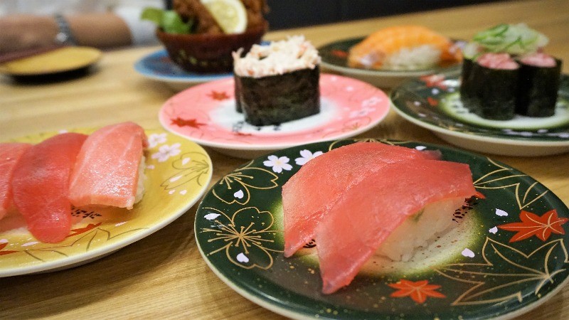 Restoran sushi putar Kyoto