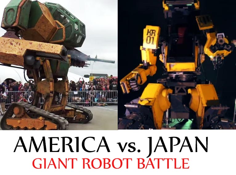 Akhirnya! Jepang menerima tantangan duel robot raksasa dari Amerika!