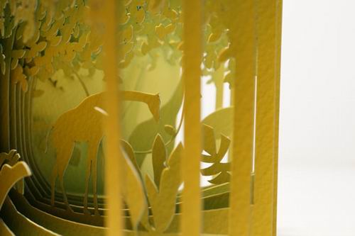 Diorama 3D dari Potongan Kertas oleh Yusuke Oono (5)